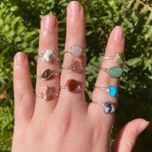 crystal rings